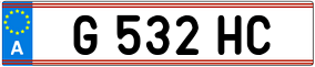 Truck License Plate